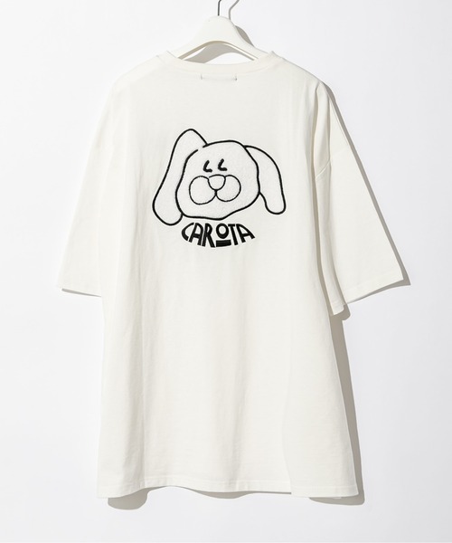 RASVOA（ラスボア）の「ウサギ?Ｔシャツ（Tシャツ/カットソー・レディース・ブラック/オフホワイト・FREE）」の9枚目の写真