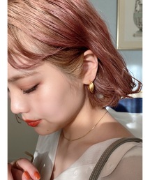 JUMELLE | mat hoop pierce(ピアス（両耳用）)