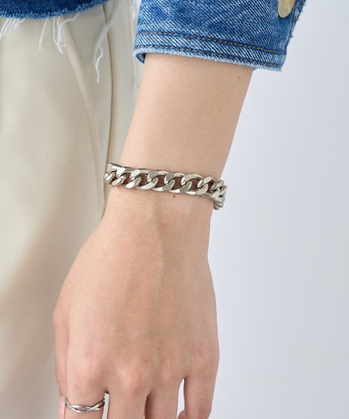 シェーヌダンクル風 ブレスレット アンカーチェーン 9*e様 【vintage