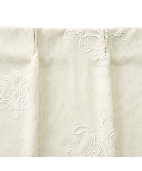 Francfranc フォリス×シャルタ ダブルカーテン アイボリー セール】フォリス×シャルタ ダブルカーテン H1350×W1000 アイボリー