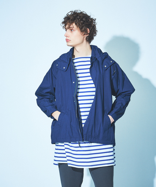 MONT KEMMEL(モンケメル)の「【MONT KEMMEL/モンケメル】フードブルゾン/マウンテンパーカー(ブルゾン・メンズ・ブルー/ベージュ・フリー)」の2枚目の写真