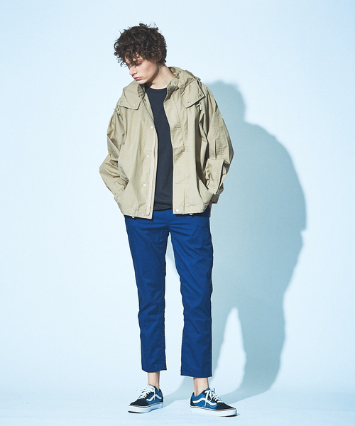 MONT KEMMEL(モンケメル)の「【MONT KEMMEL/モンケメル】フードブルゾン/マウンテンパーカー(ブルゾン・メンズ・ブルー/ベージュ・フリー)」の3枚目の写真