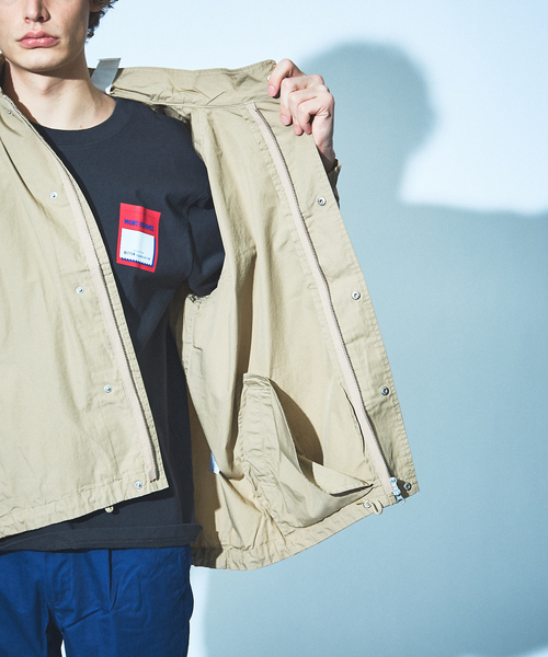 MONT KEMMEL(モンケメル)の「【MONT KEMMEL/モンケメル】フードブルゾン/マウンテンパーカー(ブルゾン・メンズ・ブルー/ベージュ・フリー)」の12枚目の写真