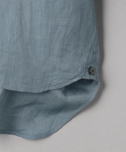 BEAUTY&YOUTH UNITED ARROWS（ビューティーアンドユースユナイテッドアローズ）の「BY TRADITIONAL 麻カシュクールレギュラーシャツ -2WAY-（シャツ/ブラウス・レディース・ブラック/ホワイト/ピンク/コバルトブルー・FREE）」の20枚目の写真