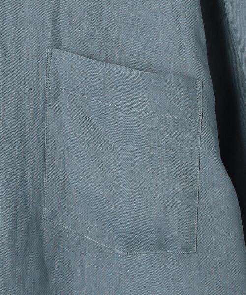 BEAUTY&YOUTH UNITED ARROWS（ビューティーアンドユースユナイテッドアローズ）の「BY TRADITIONAL 麻カシュクールレギュラーシャツ -2WAY-（シャツ/ブラウス・レディース・ブラック/ホワイト/ピンク/コバルトブルー・FREE）」の21枚目の写真