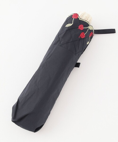 ボーダリングチェリーパラソル折りたたみ 折りたたみ傘 傘 折りたたみ傘 Feroux フェルゥ のファッション セール