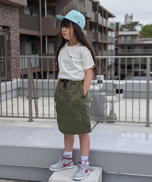 Alpha Industries(アルファインダストリーズ)の「ALPHA/アルファ キッズ フライングAマークバックプリントTEE(Tシャツ/カットソー・キッズ・ホワイト/ネイビー/ベージュ・130/140/150)」の19枚目の写真