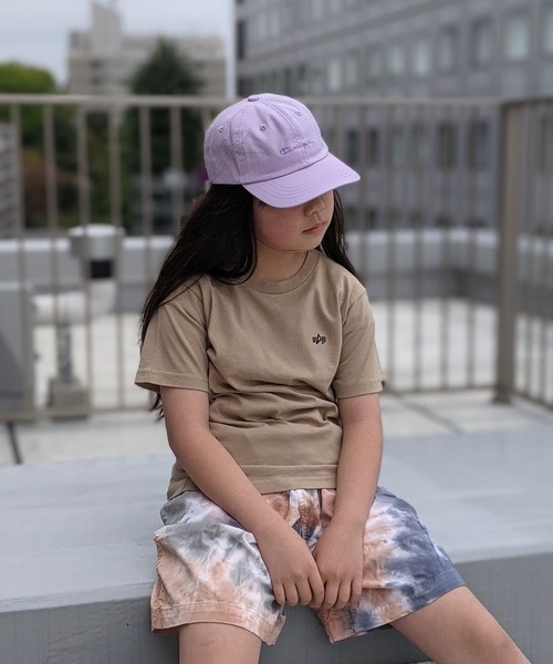 Alpha Industries(アルファインダストリーズ)の「ALPHA/アルファ キッズ フライングAマークバックプリントTEE(Tシャツ/カットソー・キッズ・ホワイト/ネイビー/ベージュ・130/140/150)」の10枚目の写真