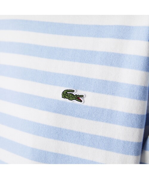 LACOSTEラコステボーダーバスクシャツメンズロンtシャツ長袖