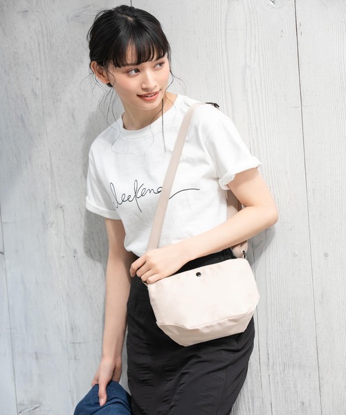 Edit Sheen(エディットシーン)の「ユニセックスシンプルナイロンサコッシュ(ボディバッグ/ウエストポーチ・レディース・ベージュ/ブラック/オレンジ・FREE)」の19枚目の写真