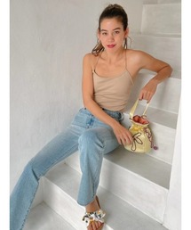 Vicente | Back cross camisole　【カップ付き】(キャミソール)