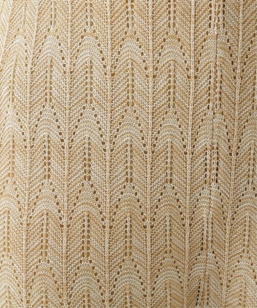 RAY CASSIN(レイカズン)の「メランジ透かし編みニットパンツ(その他パンツ・レディース・カーキ/キャメル/キナリ・FREE)」の15枚目の写真