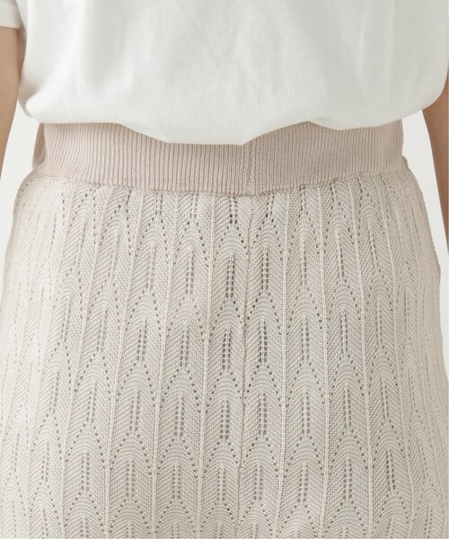 RAY CASSIN(レイカズン)の「メランジ透かし編みニットパンツ(その他パンツ・レディース・カーキ/キャメル/キナリ・FREE)」の22枚目の写真