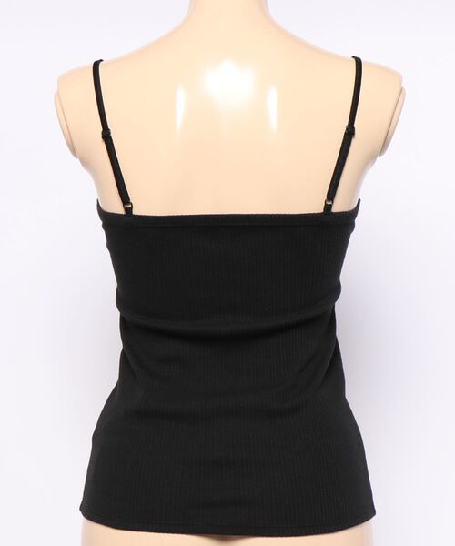 FREE'S MART（フリーズマート）の「テレコレースキャミソール（キャミソール・レディース・ブラック/ホワイト・FREE）」の4枚目の写真