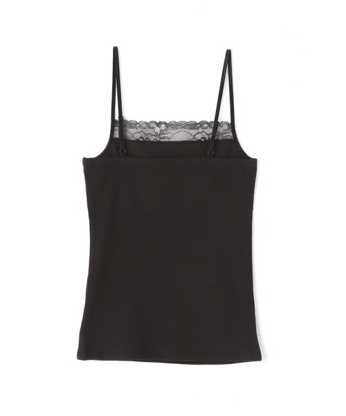 FREE'S MART（フリーズマート）の「テレコレースキャミソール（キャミソール・レディース・ブラック/ホワイト・FREE）」の5枚目の写真