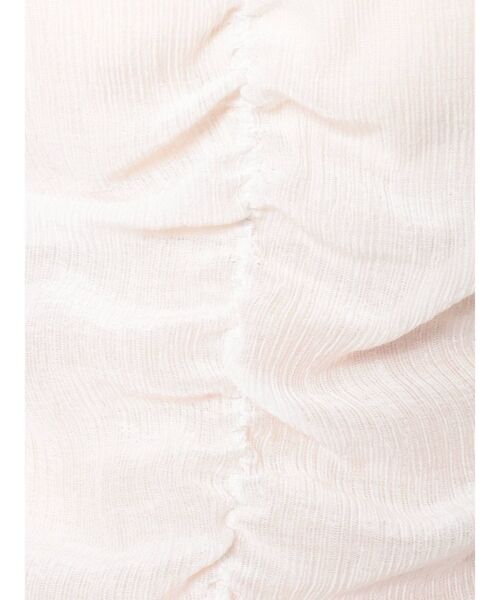 EVRIS（エヴリス）の「シャーリングクロップドトップス（キャミソール・レディース・ホワイト/ブラック/イエロー・FREE）」の15枚目の写真