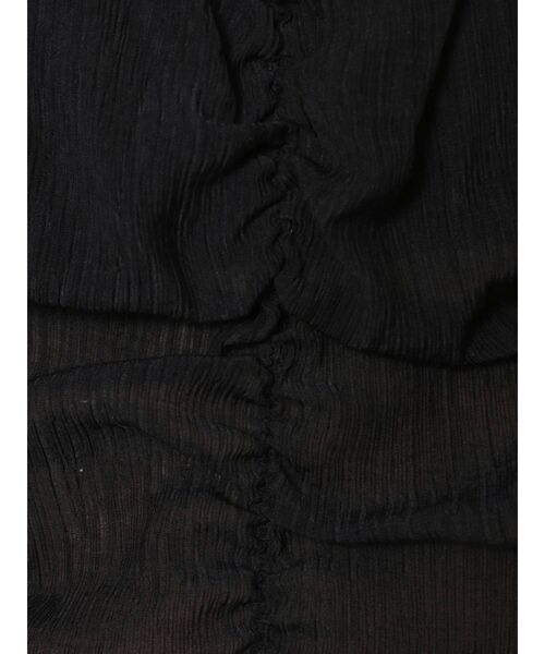 EVRIS（エヴリス）の「シャーリングクロップドトップス（キャミソール・レディース・ホワイト/ブラック/イエロー・FREE）」の16枚目の写真