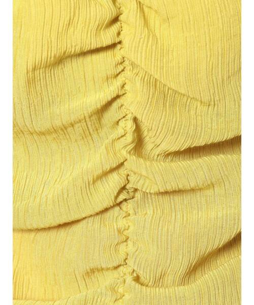 EVRIS（エヴリス）の「シャーリングクロップドトップス（キャミソール・レディース・ホワイト/ブラック/イエロー・FREE）」の17枚目の写真