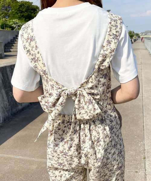 apres jour（アプレジュール）の「アソートバックリボンサロペ【ZOZOTOWN限定アイテム】（サロペット/オーバーオール・レディース・モカ/ブラック/ホワイト系その他/アイボリー/ブラック系その他・MEDIUM/SMALL/X-LARGE）」の12枚目の写真