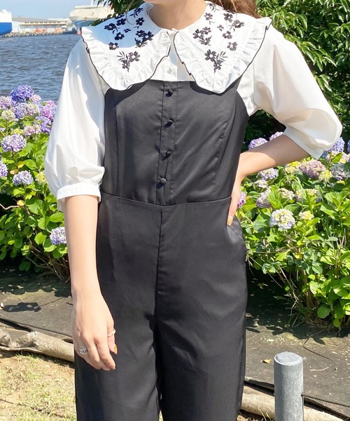 apres jour（アプレジュール）の「アソートバックリボンサロペ【ZOZOTOWN限定アイテム】（サロペット/オーバーオール・レディース・モカ/ブラック/ホワイト系その他/アイボリー/ブラック系その他・MEDIUM/SMALL/X-LARGE）」の22枚目の写真