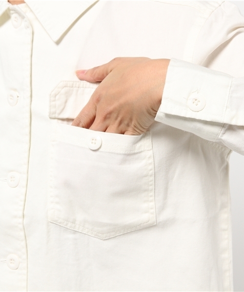 WEGO（ウィゴー）の「WEGO/ボーイスカウトシャツ（シャツ/ブラウス・レディース・ホワイト/カーキ/その他1・FREE）」の12枚目の写真