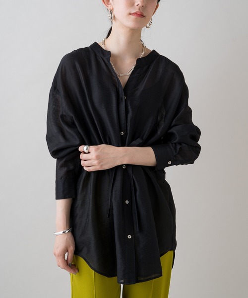 超ポイントアップ祭 LOUNGEDRESS（ラウンジドレス）の「スキッパードロストシャツ トップス