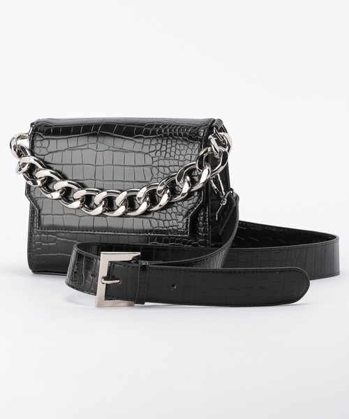 PAGEBOY(ページボーイ)の「【WEB限定アイテム】モードチェーンバッグ(ショルダーバッグ・レディース・ブラック/オフホワイト/イエロー/ブルー系その他・FREE)」の11枚目の写真
