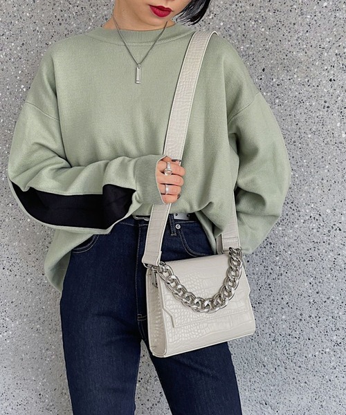 PAGEBOY(ページボーイ)の「【WEB限定アイテム】モードチェーンバッグ(ショルダーバッグ・レディース・ブラック/オフホワイト/イエロー/ブルー系その他・FREE)」の5枚目の写真