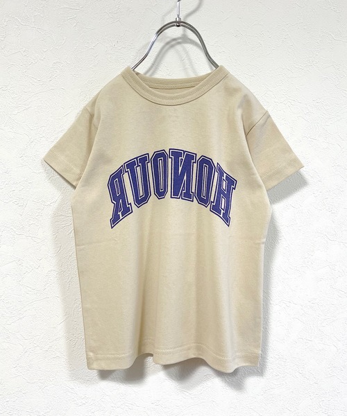 Life Support Products（ライフサポートプロダクツ）の「ヴィンテージグラフィックTシャツ（80～150cm）（Tシャツ/カットソー・キッズ・ホワイト/ライトブルー/ベージュ/オフホワイト/ピンク/グリーン/マスタード/レモンイエロー/チャコール/ブラック・90/100/110/120/80/130/95/140/150）」の5枚目の写真