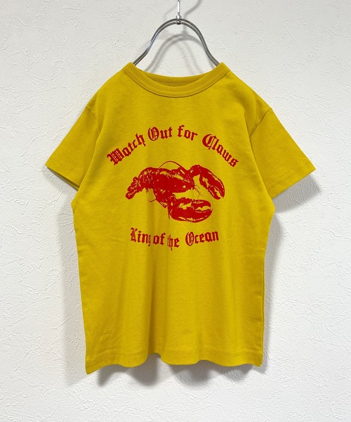 Life Support Products（ライフサポートプロダクツ）の「ヴィンテージグラフィックTシャツ（80～150cm）（Tシャツ/カットソー・キッズ・ホワイト/ライトブルー/ベージュ/オフホワイト/ピンク/グリーン/マスタード/レモンイエロー/チャコール/ブラック・90/100/110/120/80/130/95/140/150）」の18枚目の写真