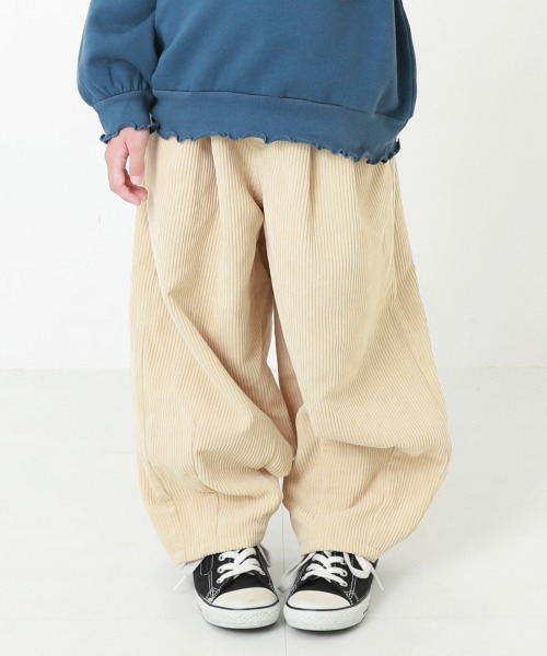 devirock（デビロック）の「コーデュロイヒザデルパンツ（その他パンツ・キッズ・グレー系その他/ライトブラウン/ベージュ・130cm/140cm/160cm/120cm/150cm/100cm/110cm）」の3枚目の写真