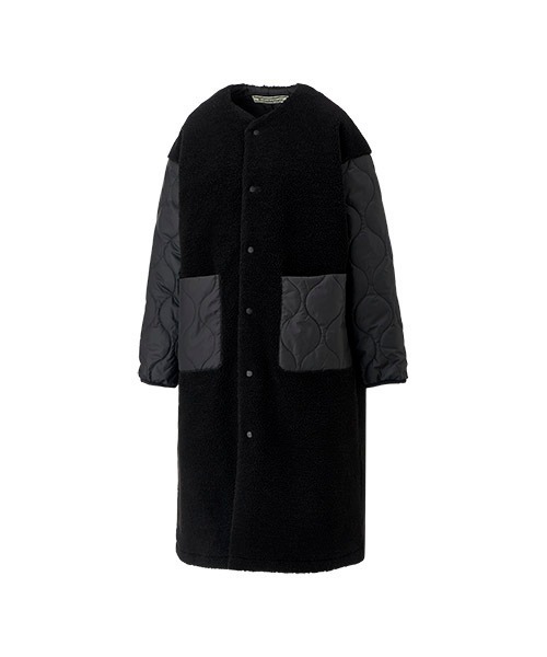 オニツカタイガー◆フード付き黒コート オニツカタイガー◇フード付き黒コート COAT