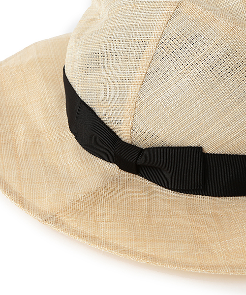 Ray BEAMS（レイビームス）の「RBS / 中折れ シナマイハット（ハット・レディース・ブラック/キナリ・ONE SIZE）」の6枚目の写真