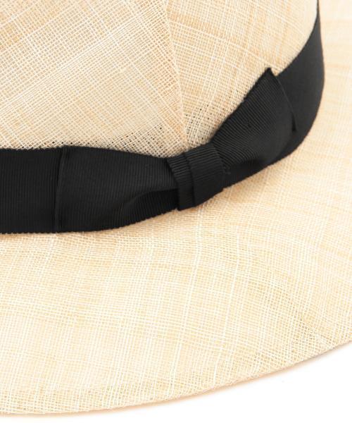 Ray BEAMS（レイビームス）の「RBS / 中折れ シナマイハット（ハット・レディース・ブラック/キナリ・ONE SIZE）」の9枚目の写真