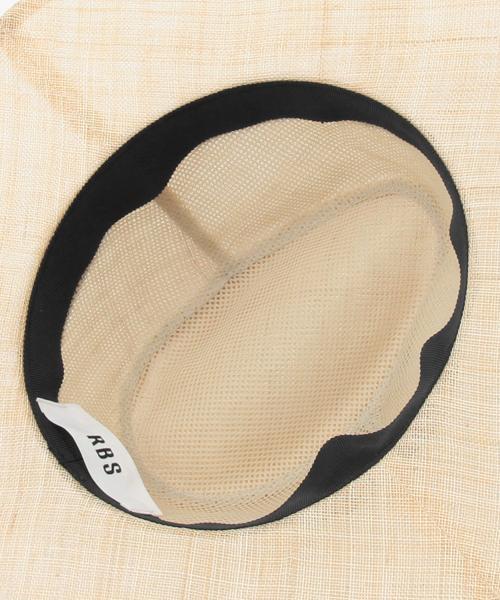 Ray BEAMS（レイビームス）の「RBS / 中折れ シナマイハット（ハット・レディース・ブラック/キナリ・ONE SIZE）」の10枚目の写真