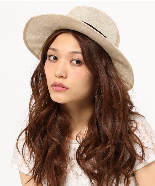 Ray BEAMS（レイビームス）の「RBS / 中折れ シナマイハット（ハット・レディース・ブラック/キナリ・ONE SIZE）」の11枚目の写真