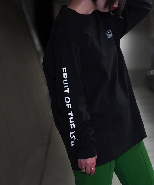 NO COFFEE（ノーコーヒー）の「【FRUIT OF THE LOOM/フルーツオブザルーム】x NO COFFEE L/S Tシャツ（Tシャツ/カットソー・メンズ・ホワイト/ブラック/グレー・M/L/XL）」の6枚目の写真