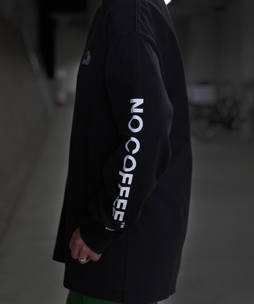 NO COFFEE（ノーコーヒー）の「【FRUIT OF THE LOOM/フルーツオブザルーム】x NO COFFEE L/S Tシャツ（Tシャツ/カットソー・メンズ・ホワイト/ブラック/グレー・M/L/XL）」の7枚目の写真