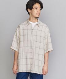BEAUTY&YOUTH UNITED ARROWS | BY リネン ラミー チェック ビッグシルエット シャツ(シャツ/ブラウス)