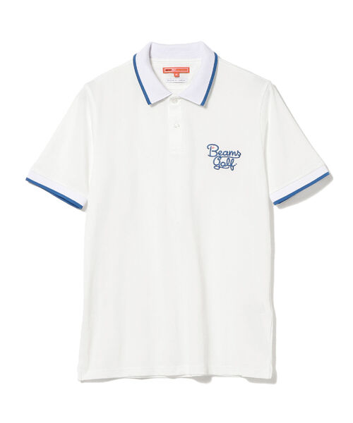Golf エリ裏 クールマックス Orange Label ポロシャツ ポロシャツ Beams エリ裏 クールマックス Beams ジャカード ポロシャツ Golf ビームスゴルフ のファッション