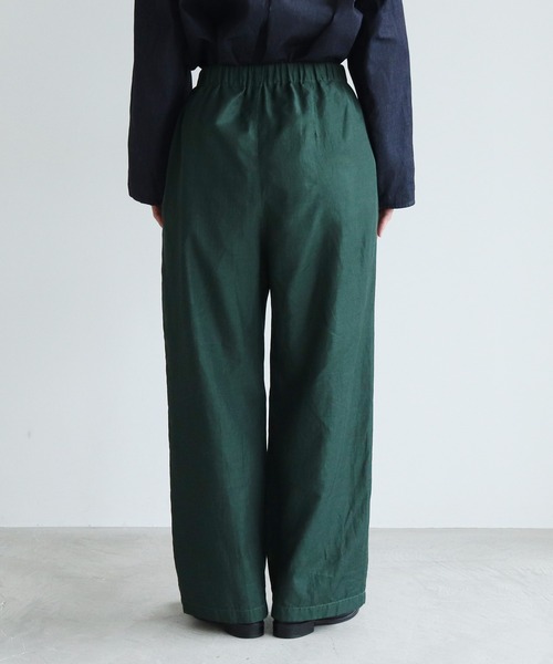 yuni（ユニ　）の「ウール混 LUNAFA　wide petti パンツ（その他パンツ・レディース・グリーン/グレー/ピンク/オレンジ/ブラック/ダークブラウン・FREE）」の16枚目の写真