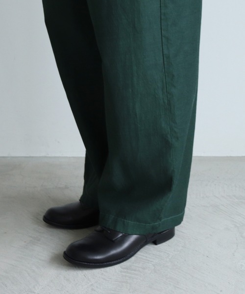 yuni（ユニ　）の「ウール混 LUNAFA　wide petti パンツ（その他パンツ・レディース・グリーン/グレー/ピンク/オレンジ/ブラック/ダークブラウン・FREE）」の18枚目の写真