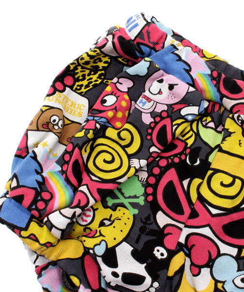 HYSTERIC MINI（ヒステリックミニ）の「BABY Hungry meet the Monsters 総柄 1分丈ブルマ（その他パンツ・キッズ・グリーン系その他/ホワイト系その他/ブラック系その他・FREE）」の6枚目の写真