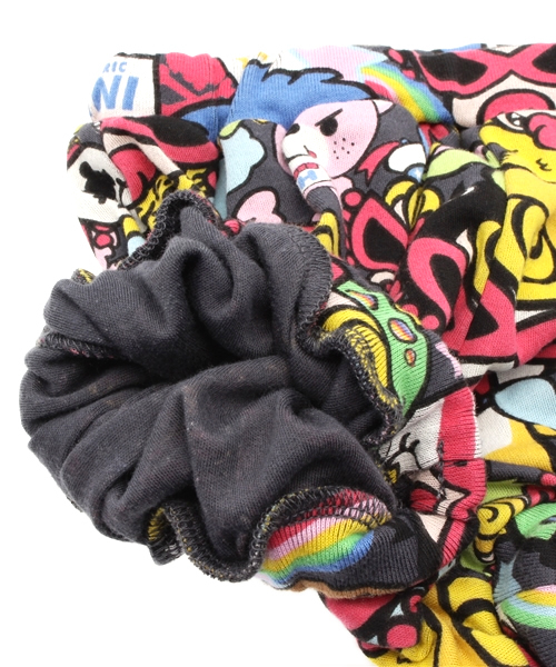 HYSTERIC MINI（ヒステリックミニ）の「BABY Hungry meet the Monsters 総柄 1分丈ブルマ（その他パンツ・キッズ・グリーン系その他/ホワイト系その他/ブラック系その他・FREE）」の4枚目の写真