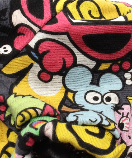 HYSTERIC MINI（ヒステリックミニ）の「BABY Hungry meet the Monsters 総柄 1分丈ブルマ（その他パンツ・キッズ・グリーン系その他/ホワイト系その他/ブラック系その他・FREE）」の8枚目の写真