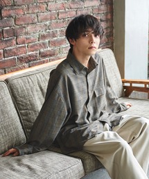 Alpinus | Alpinus - lose silhouette regular color shirt /ルーズシルエットレギュラーカラーシャツ(シャツ/ブラウス)