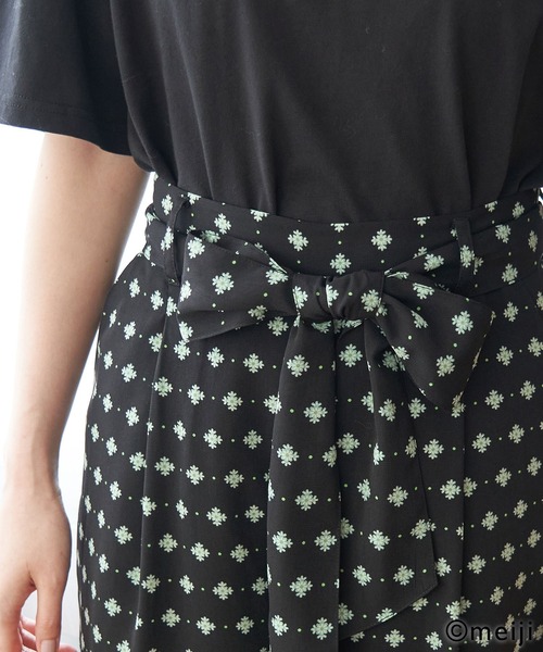 ROPE' PICNIC(ロペピクニック)の「【CHELSEA×ROPE' PICNIC】ワイドパンツ(その他パンツ・レディース・ピンク/グリーン/オレンジ系その他・40/38)」の6枚目の写真