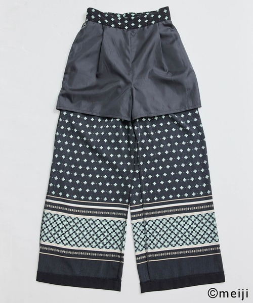 ROPE' PICNIC(ロペピクニック)の「【CHELSEA×ROPE' PICNIC】ワイドパンツ(その他パンツ・レディース・ピンク/グリーン/オレンジ系その他・40/38)」の15枚目の写真