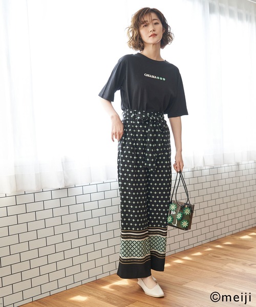 ROPE' PICNIC(ロペピクニック)の「【CHELSEA×ROPE' PICNIC】ワイドパンツ(その他パンツ・レディース・ピンク/グリーン/オレンジ系その他・40/38)」の20枚目の写真