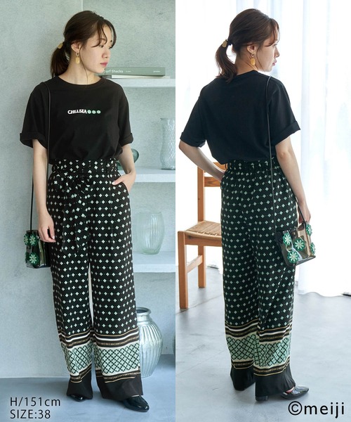 ROPE' PICNIC(ロペピクニック)の「【CHELSEA×ROPE' PICNIC】ワイドパンツ(その他パンツ・レディース・ピンク/グリーン/オレンジ系その他・40/38)」の22枚目の写真